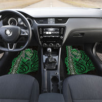 Aotearoa Iwi Ngai Tahu Personalised Car Mats NZ Maori Humpback Whale Taniko Motifs