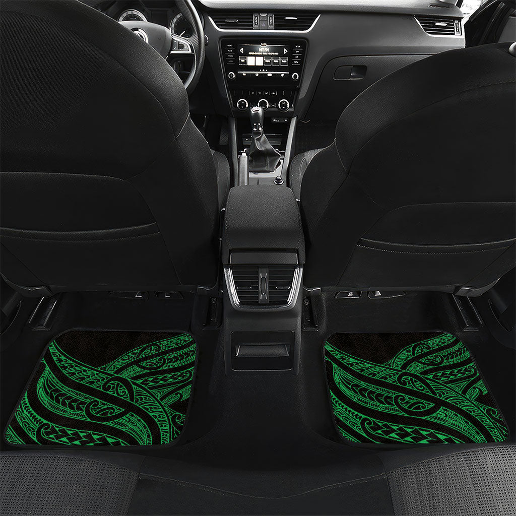 Aotearoa Iwi Ngai Tahu Personalised Car Mats NZ Maori Humpback Whale Taniko Motifs