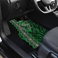 Aotearoa Iwi Ngai Tahu Personalised Car Mats NZ Maori Humpback Whale Taniko Motifs