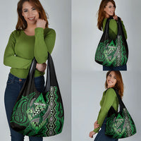 Aotearoa Iwi Ngai Tahu Grocery Bag NZ Maori Humpback Whale Taniko Motifs