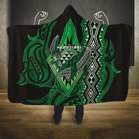 Aotearoa Iwi Ngai Tahu Hooded Blanket NZ Maori Humpback Whale Taniko Motifs