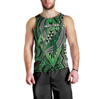 Aotearoa Iwi Ngai Tahu Personalised Men Tank Top NZ Maori Humpback Whale Taniko Motifs