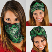 Aotearoa Iwi Ngai Tahu Neck Gaiter NZ Maori Humpback Whale Taniko Motifs
