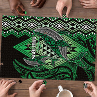 Aotearoa Iwi Ngai Tahu Puzzle NZ Maori Humpback Whale Taniko Motifs