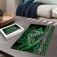 Aotearoa Iwi Ngai Tahu Puzzle NZ Maori Humpback Whale Taniko Motifs