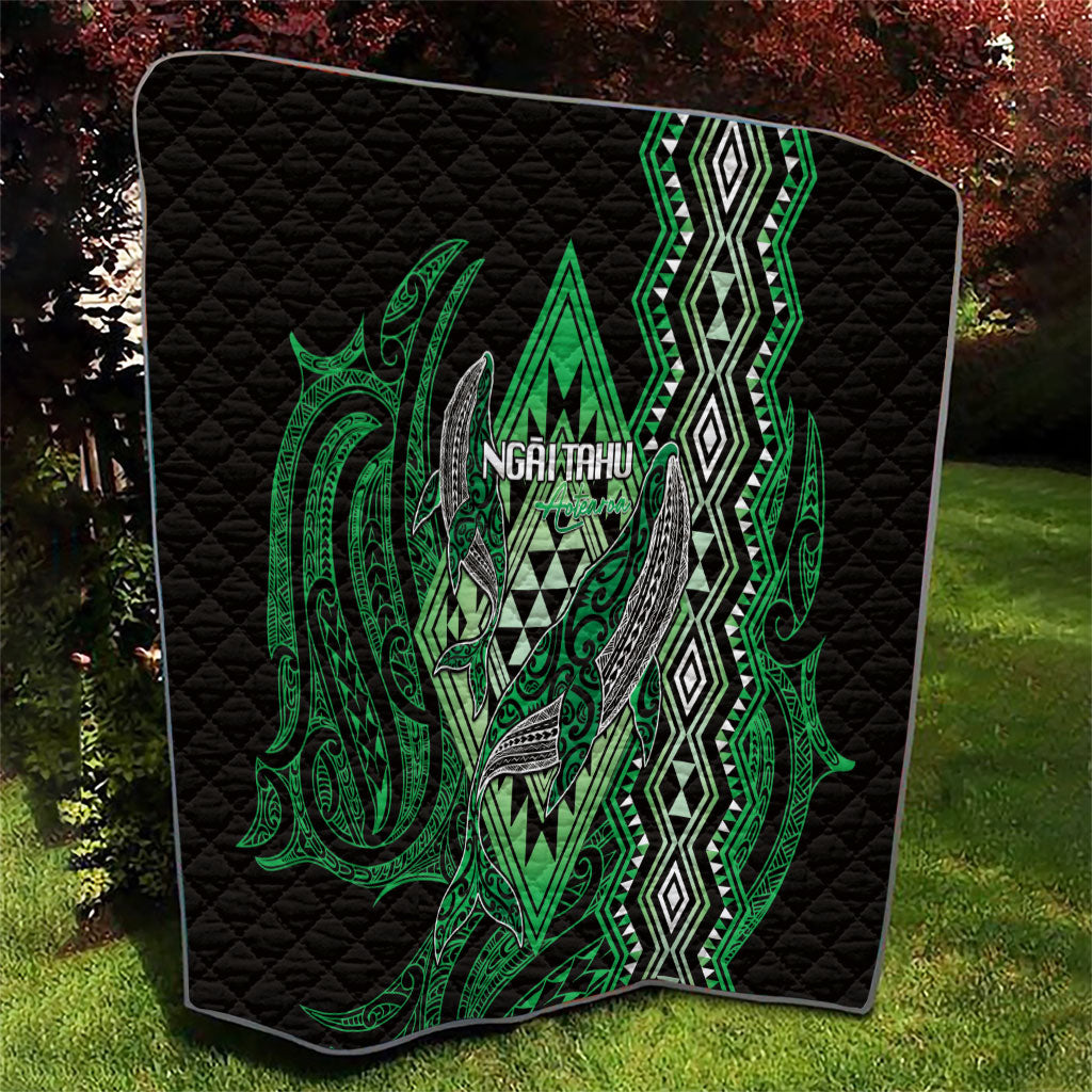 Aotearoa Iwi Ngai Tahu Quilt NZ Maori Humpback Whale Taniko Motifs