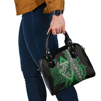 Aotearoa Iwi Ngai Tahu Shoulder Handbag NZ Maori Humpback Whale Taniko Motifs