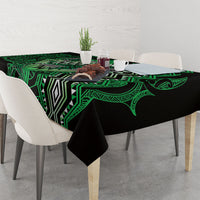 Aotearoa Iwi Ngai Tahu Tablecloth NZ Maori Humpback Whale Taniko Motifs