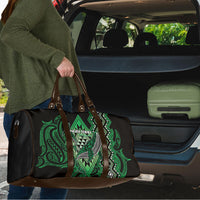 Aotearoa Iwi Ngai Tahu Travel Bag NZ Maori Humpback Whale Taniko Motifs