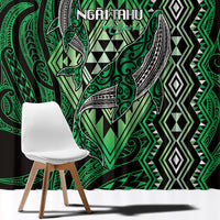 Aotearoa Iwi Ngai Tahu Window Curtain NZ Maori Humpback Whale Taniko Motifs