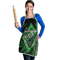 Aotearoa Iwi Ngati Pikiao Apron NZ Maori Humpback Whale Taniko Motifs
