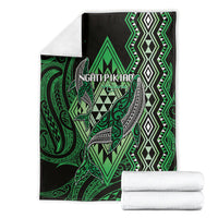 Aotearoa Iwi Ngati Pikiao Blanket NZ Maori Humpback Whale Taniko Motifs