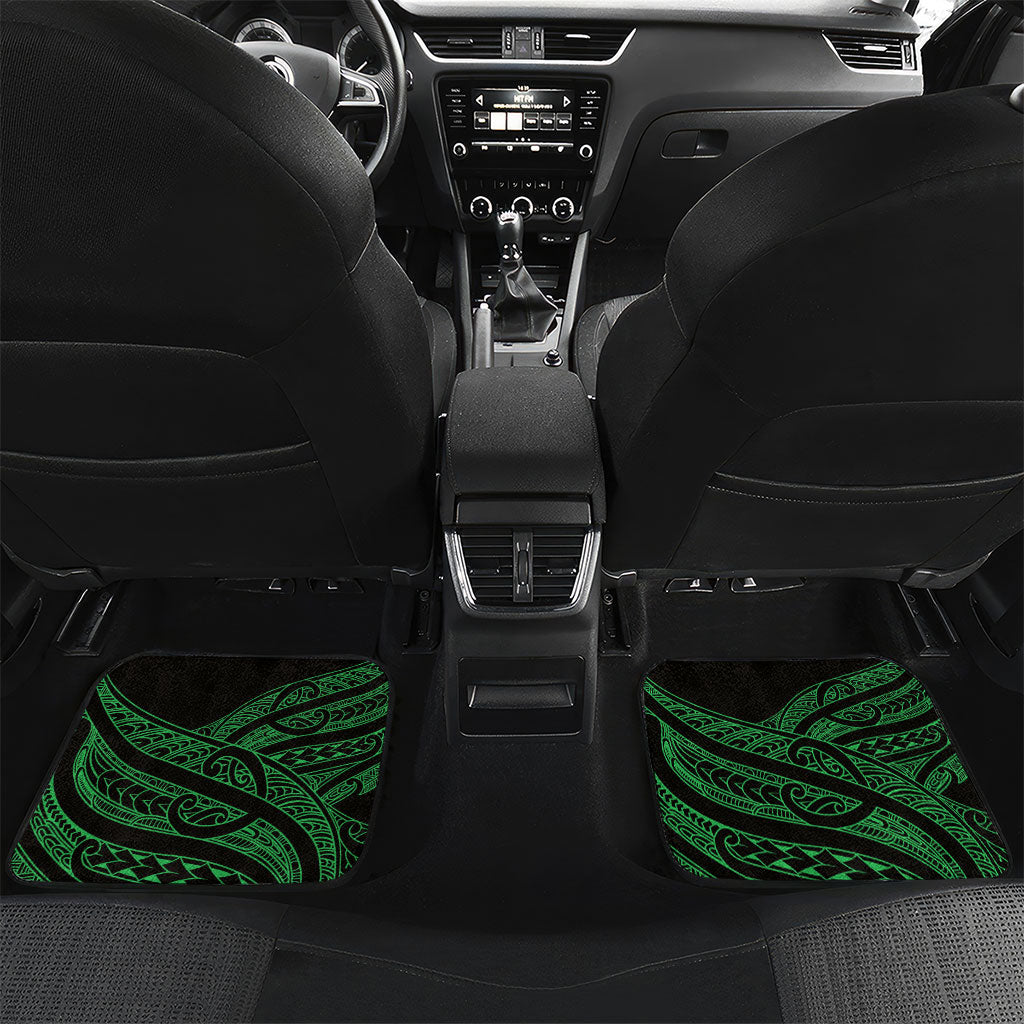 Aotearoa Iwi Ngati Pikiao Personalised Car Mats NZ Maori Humpback Whale Taniko Motifs