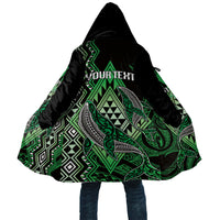 Aotearoa Iwi Ngati Pikiao Personalised Cloak NZ Maori Humpback Whale Taniko Motifs