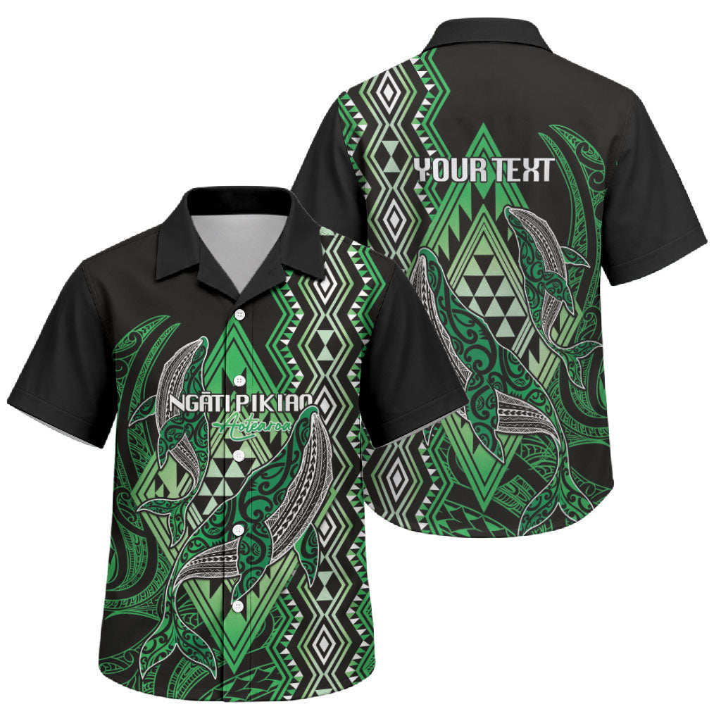 Aotearoa Iwi Ngati Pikiao Personalised Family Matching Mermaid Dress and Hawaiian Shirt NZ Maori Humpback Whale Taniko Motifs
