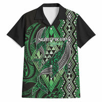 Aotearoa Iwi Ngati Pikiao Personalised Hawaiian Shirt NZ Maori Humpback Whale Taniko Motifs