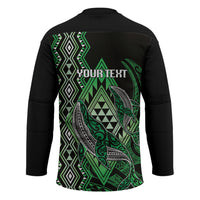 Aotearoa Iwi Ngati Pikiao Personalised Hockey Jersey NZ Maori Humpback Whale Taniko Motifs