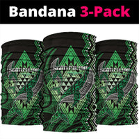 Aotearoa Iwi Ngati Pikiao Neck Gaiter NZ Maori Humpback Whale Taniko Motifs