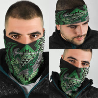 Aotearoa Iwi Ngati Pikiao Neck Gaiter NZ Maori Humpback Whale Taniko Motifs