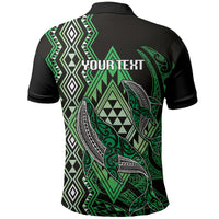 Aotearoa Iwi Ngati Pikiao Personalised Polo Shirt NZ Maori Humpback Whale Taniko Motifs