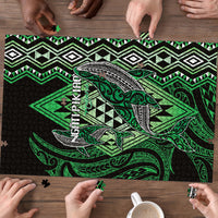 Aotearoa Iwi Ngati Pikiao Puzzle NZ Maori Humpback Whale Taniko Motifs