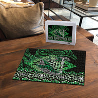 Aotearoa Iwi Ngati Pikiao Puzzle NZ Maori Humpback Whale Taniko Motifs