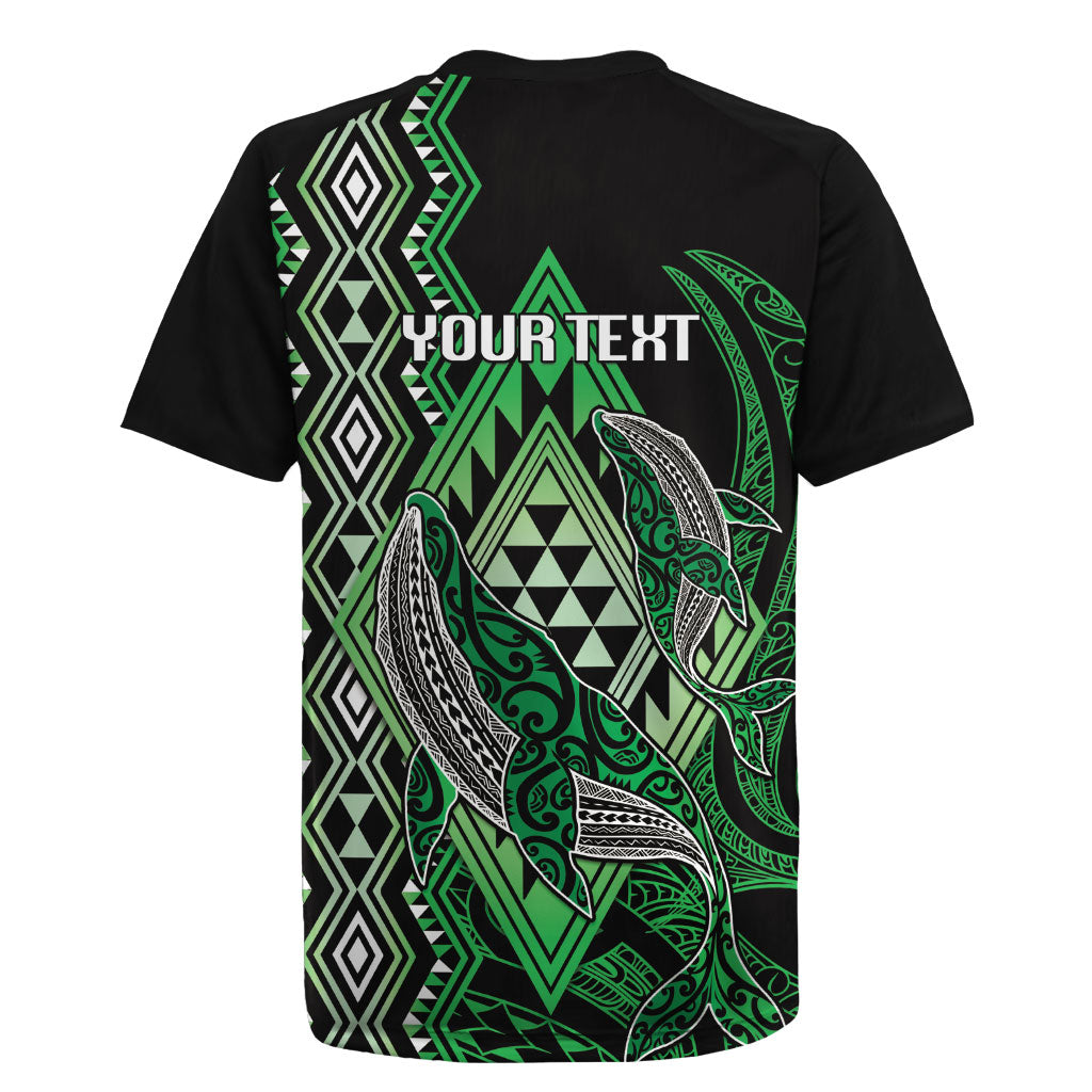 Aotearoa Iwi Ngati Pikiao Personalised Rugby Jersey NZ Maori Humpback Whale Taniko Motifs