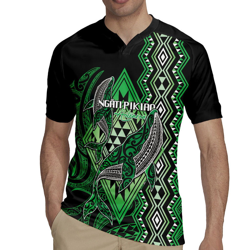 Aotearoa Iwi Ngati Pikiao Personalised Rugby Jersey NZ Maori Humpback Whale Taniko Motifs