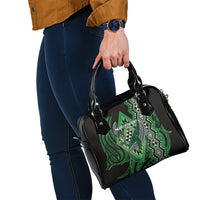 Aotearoa Iwi Ngati Pikiao Shoulder Handbag NZ Maori Humpback Whale Taniko Motifs