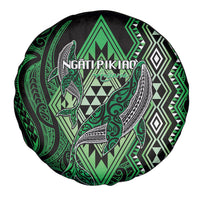 Aotearoa Iwi Ngati Pikiao Spare Tire Cover NZ Maori Humpback Whale Taniko Motifs