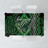 Aotearoa Iwi Ngati Pikiao Tablecloth NZ Maori Humpback Whale Taniko Motifs