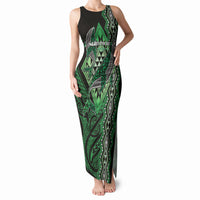 Aotearoa Iwi Ngati Pikiao Personalised Tank Maxi Dress NZ Maori Humpback Whale Taniko Motifs
