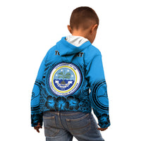 Personalised Yap Constitution Day Kid Hoodie FSM Seal Happy 24 December LT14 - Polynesian Pride