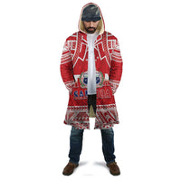 Samoa Rugby Custom Cloak Toa Samoa Pacific Sporty Red - Polynesian Pride