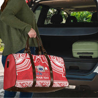 Samoa Rugby Custom Travel Bag Toa Samoa Pacific Sporty Red - Polynesian Pride
