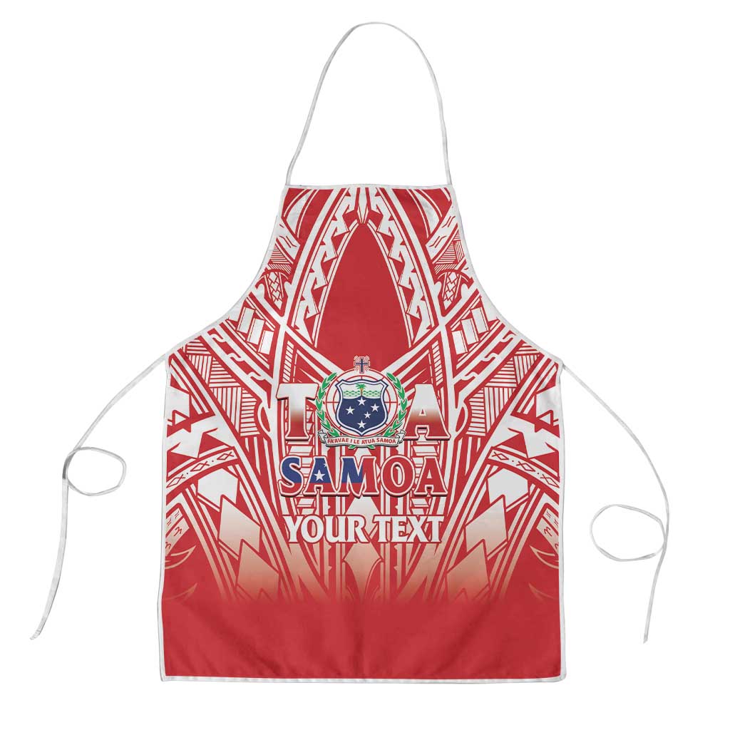 Toa Samoa Rugby Custom Apron Samoa mo Samoa Polynesian Pacific Red - Polynesian Pride