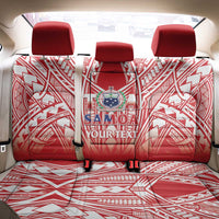 Toa Samoa Rugby Custom Back Car Seat Cover Samoa mo Samoa Polynesian Pacific Red - Polynesian Pride