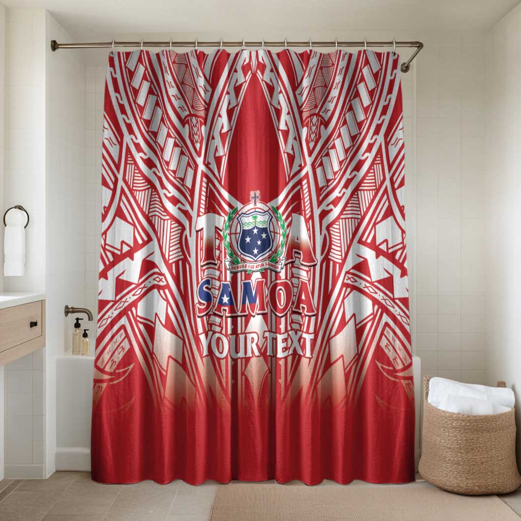 Toa Samoa Rugby Custom Bathroom Set Samoa mo Samoa Polynesian Pacific Red - Polynesian Pride