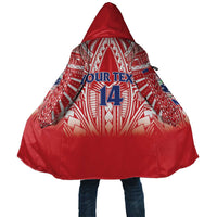 Toa Samoa Rugby Custom Cloak Samoa mo Samoa Polynesian Pacific Red - Polynesian Pride