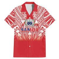 Toa Samoa Rugby Custom Family Matching Mermaid Dress and Hawaiian Shirt Samoa mo Samoa Polynesian Pacific Red - Polynesian Pride