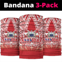 Toa Samoa Rugby Custom Neck Gaiter Samoa mo Samoa Polynesian Pacific Red - Polynesian Pride