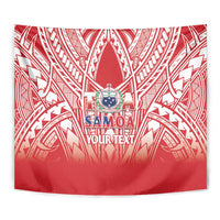 Toa Samoa Rugby Custom Tapestry Samoa mo Samoa Polynesian Pacific Red - Polynesian Pride