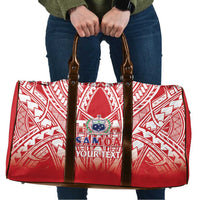 Toa Samoa Rugby Custom Travel Bag Samoa mo Samoa Polynesian Pacific Red - Polynesian Pride