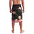 Polynesia Valentine's Day Lavalava Hammerhead Shark Plumeria With Polynesian Pattern