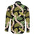 Black Hawaii Plumeria Lei With Tropical Leaves Family Matching Off Shoulder Maxi Dress and Hawaiian Shirt