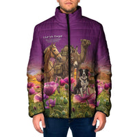 ANZAC Day Padded Jacket Lest We Forget The Animals Of War