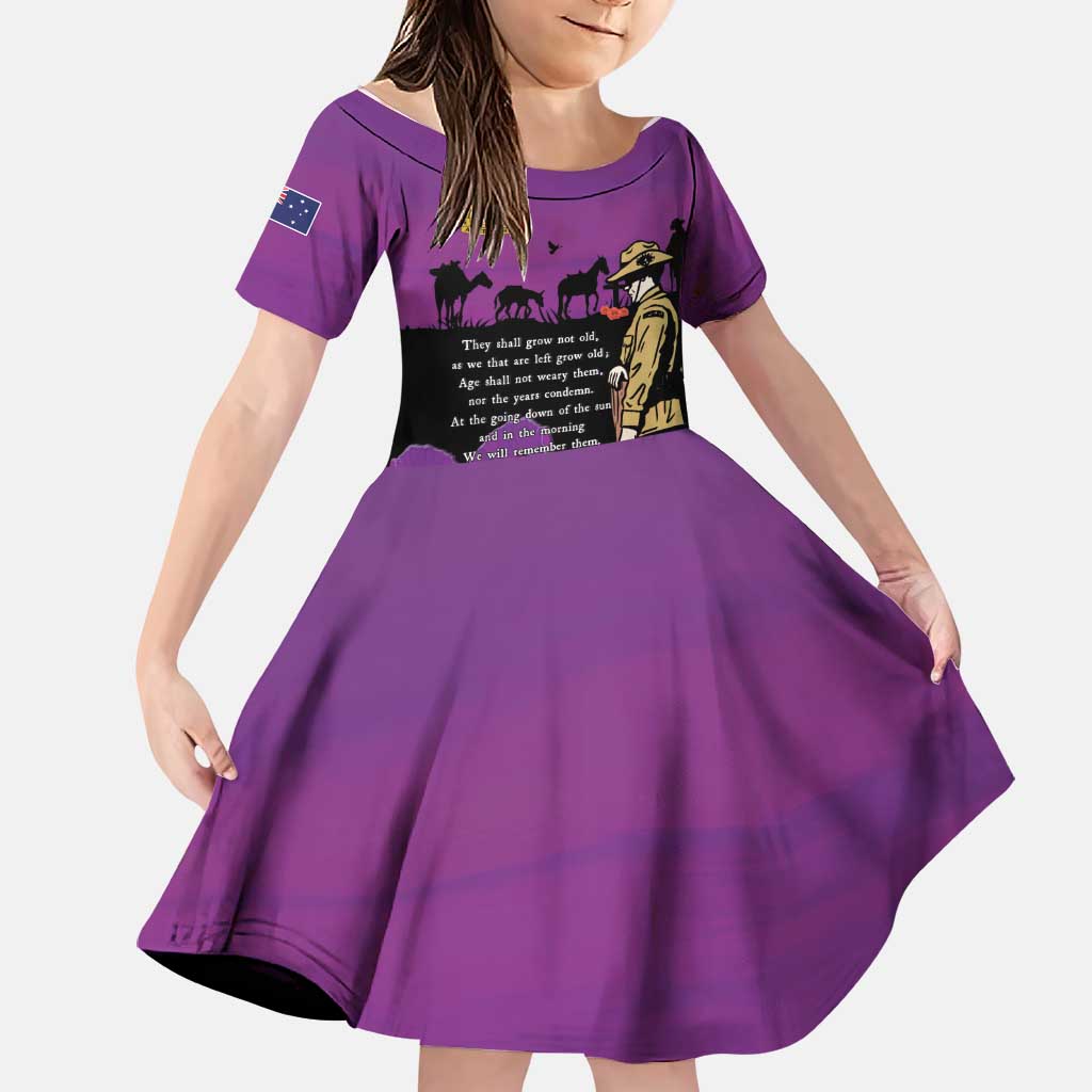 ANZAC Soldier and War Animals Family Matching Summer Maxi Dress and Hawaiian Shirt We Will Remember Them