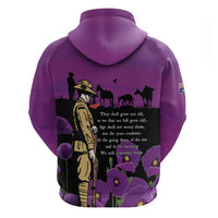 ANZAC Soldier and War Animals Hoodie We Will Remember Them LT15 - Polynesian Pride