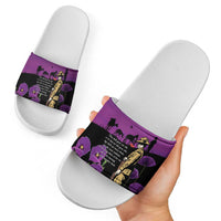 ANZAC Soldier and War Animals Slide Sandals We Will Remember Them LT15 - Polynesian Pride
