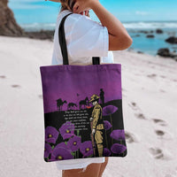ANZAC Soldier and War Animals Tote Bag We Will Remember Them